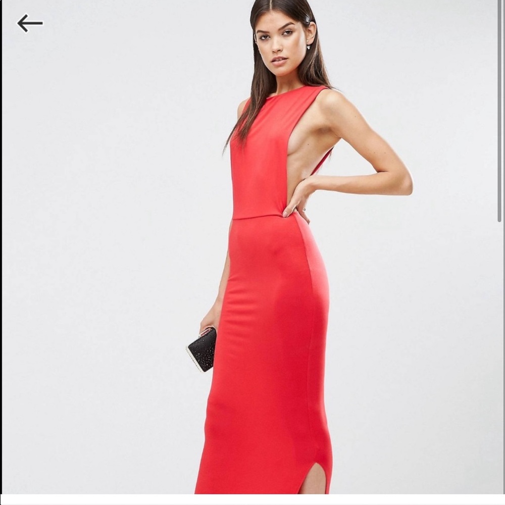 *NWT* ASOS Side Cut Out Maxi Dress size 10 Tall